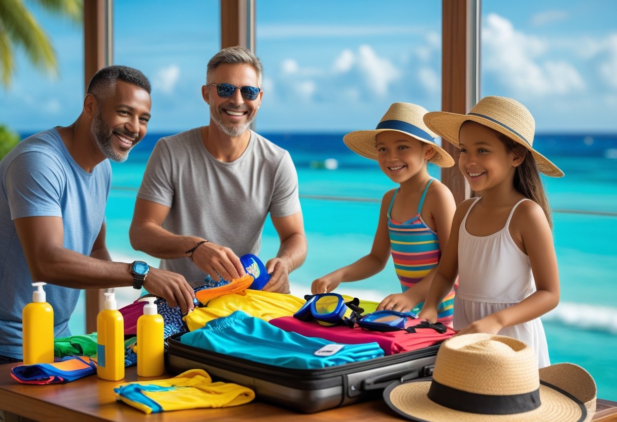 Family packing list for Caribbean cruises