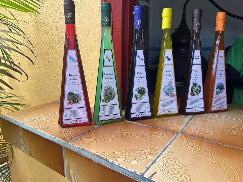Bonaire-Cactus-Liquor Bonaire makes a liquor from Cactus and it was colorful and delicious